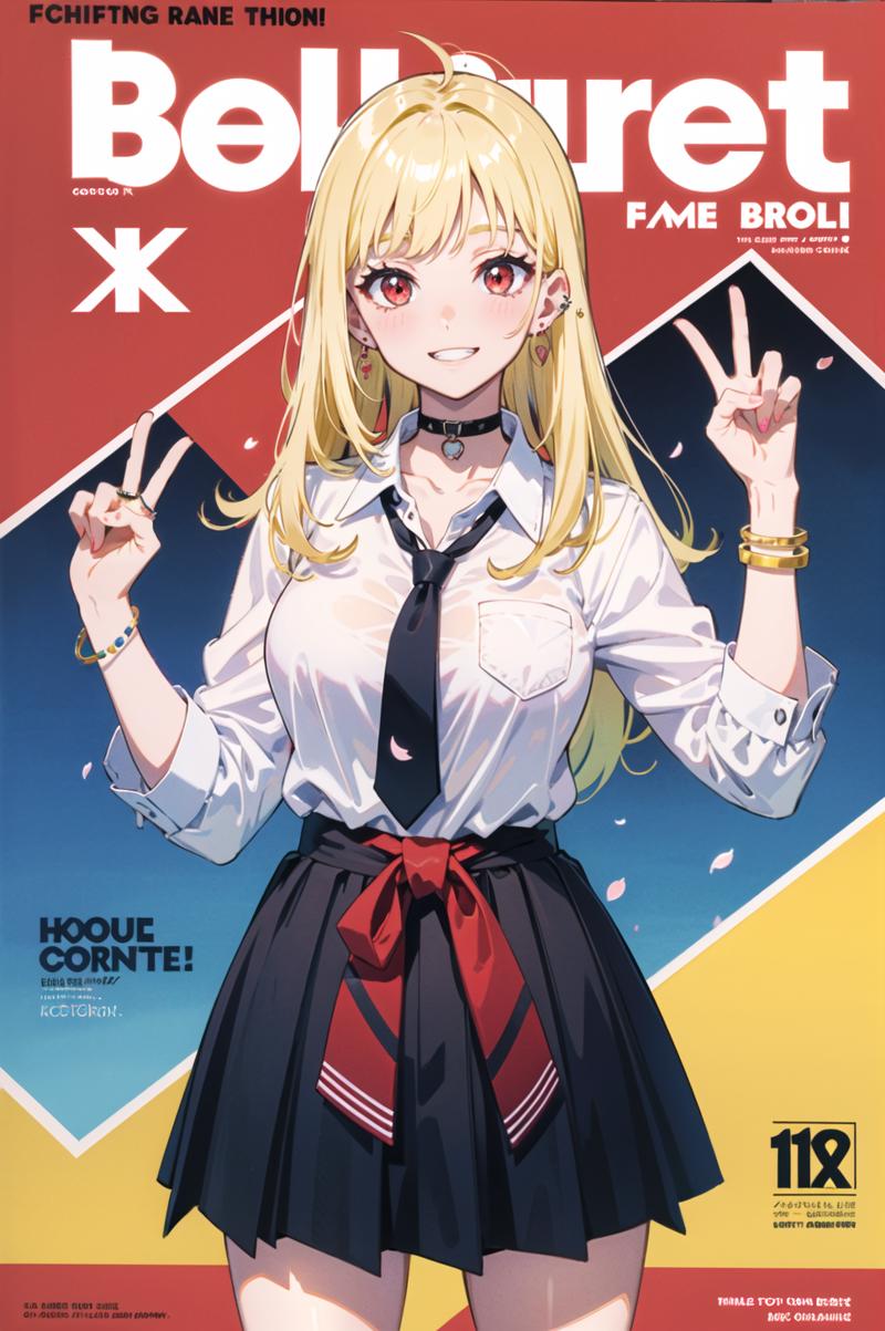 14573-3274837368-masterpiece, best quality,  full body,(✌️_1.5),v pose,_1girl, bangs, black choker, black necktie, blonde hair, blue skirt, blush.png